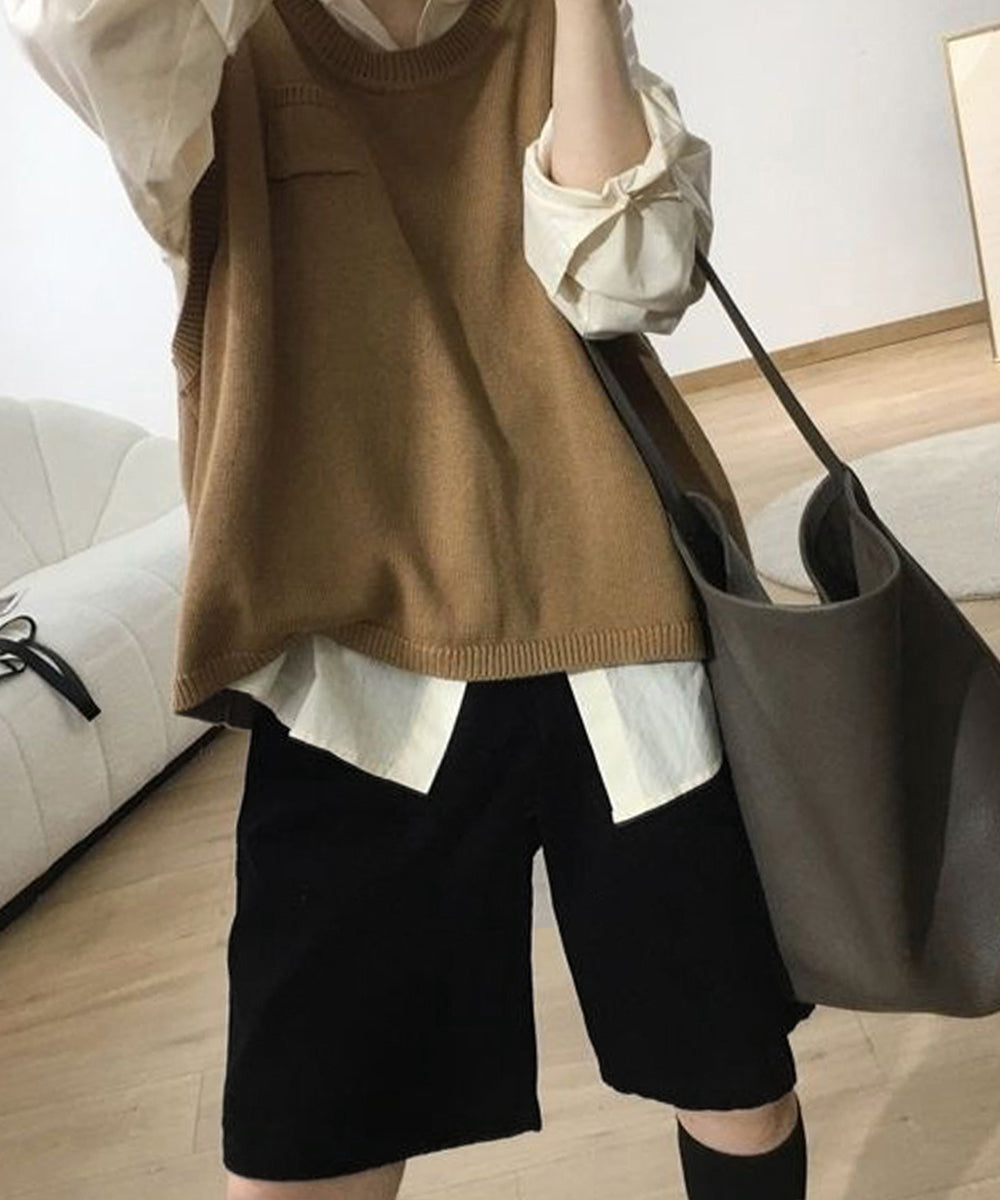 コーデュロイタックワイドハーフパンツ秋冬