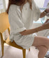 スウェットセットアップ レディース 夏服 スウェットトップス+パンツ 上下2点セット ゆったりプルオーバー 短パン カジュアルルームウェアセット リラックス部屋着 6YYG-001