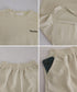 半袖tシャツ ショートパンツセットアップ レディース ワッフル部屋着2点セット 体型カバー夏服着やせ 大人カジュアルスウェットセット ロゴカットソー 短パン 快適 6YYG-006