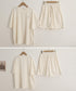 ワンポイントロゴTシャツセットアップ夏服 ゆったり半袖トップス ショートパンツ上下セット リラックスルームウェア カジュアル ワンマイルウェア 韓国風 大人可愛い 6YYG-009