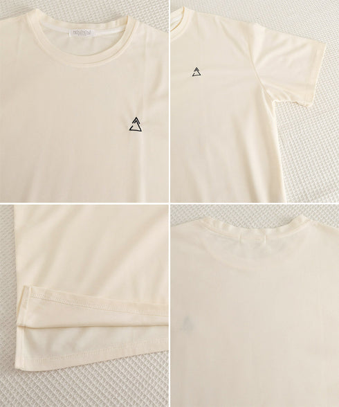 ワンポイントロゴTシャツセットアップ夏服 ゆったり半袖トップス ショートパンツ上下セット リラックスルームウェア カジュアル ワンマイルウェア 韓国風 大人可愛い 6YYG-009