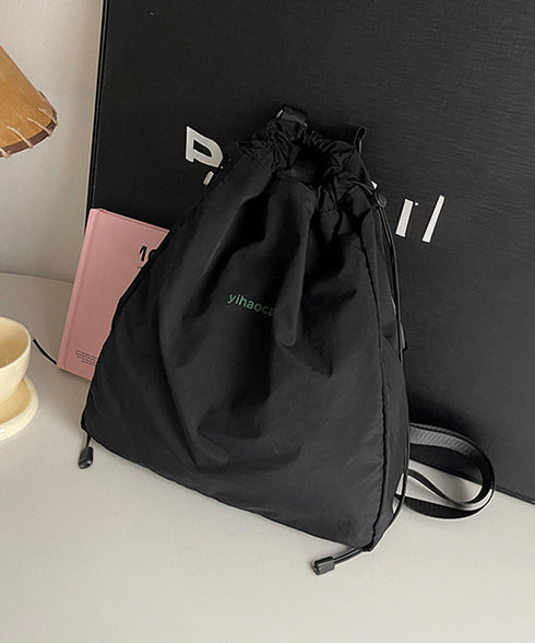 ナップサック 巾着リュック ボディバッグ バックパック大容量A4 ユニセックス ジムバッグ 痛くない 軽量リュックサック アウトドア背負いバッグ 通勤通学鞄韓国風 6ZMIN-008