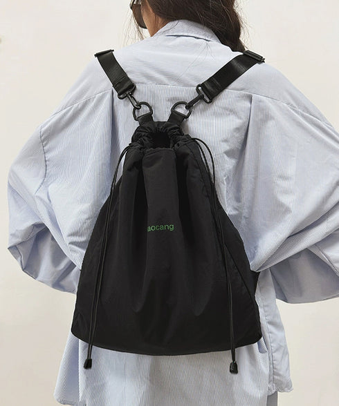 ナップサック 巾着リュック ボディバッグ バックパック大容量A4 ユニセックス ジムバッグ 痛くない 軽量リュックサック アウトドア背負いバッグ 通勤通学鞄韓国風 6ZMIN-008