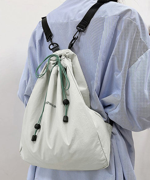 ナップサック 巾着リュック ボディバッグ バックパック大容量A4 ユニセックス ジムバッグ 痛くない 軽量リュックサック アウトドア背負いバッグ 通勤通学鞄韓国風 6ZMIN-008