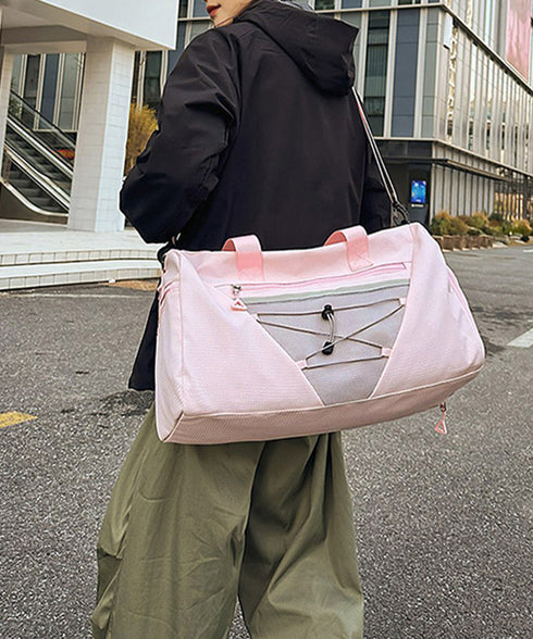 ボストンバッグユニセックストラベルバッグ 男女兼用キャリーオンバッグ 機内持ち込み3wayバッグ 大容量トートバッグ シューズ収納 韓国風スポーティーボストン軽量 6ZMIN-015