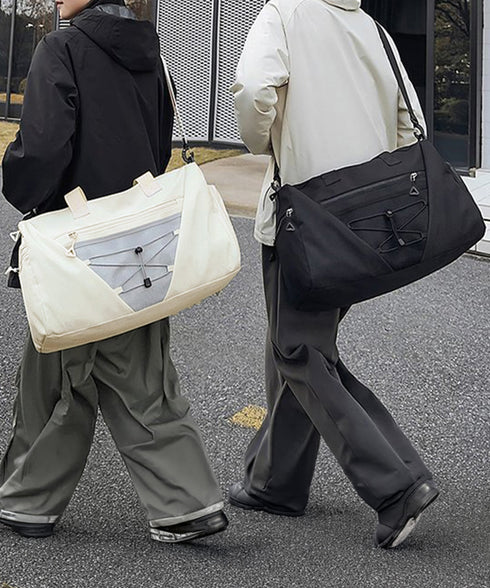 ボストンバッグユニセックストラベルバッグ 男女兼用キャリーオンバッグ 機内持ち込み3wayバッグ 大容量トートバッグ シューズ収納 韓国風スポーティーボストン軽量 6ZMIN-015