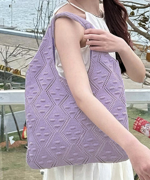 トートバッグ 大容量 軽量マルシェバッグ ニットバッグ a4対応 ワンショルダーバッグ 折りたたみ 肩掛けカバン 大きめ サブバッグ 通勤通学 ハンドバッグ韓国風 77JINGH-001