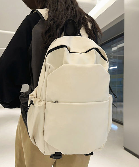 リュックサック ユニセックス 大容量A4 バックパック 男女兼用ナイロン鞄 軽量 人気アウトドアかばん 大人カジュアル 通学通勤 PC収納 韓国風 マザーズバッグ 77YUNL-001