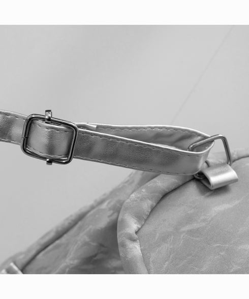 ショルダーバッグ バケツ型鞄 巾着バッグ レディース ミニリュック PUレザー 大人可愛い手提げ パール付きドローストリングバッグ おしゃれ 斜め掛け 3WAY鞄 77AIZHUO-001