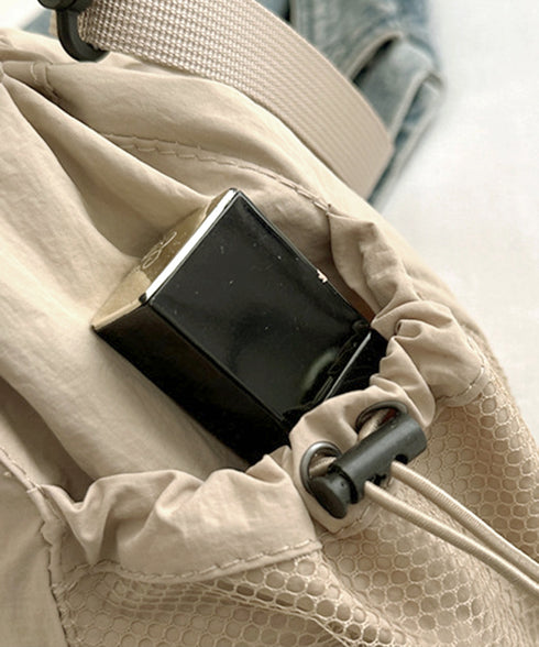 ショルダーバッグ 韓国風 ユニセックス鞄 バケットバッグ ドローストリング付き ミニ巾着バッグ 多収納 カジュアルかばん コンパクト 斜め掛けバッグ 大人かわいい 77CHTAO-002