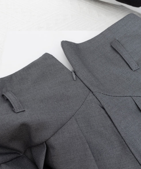 プリーツスカート ミニ丈 ベルト付き スカート インナーパンツ付き Aラインスカート ハイウエスト 細見え ショートスカート 韓国ファッション 台形スカート 77CHUNJ-002