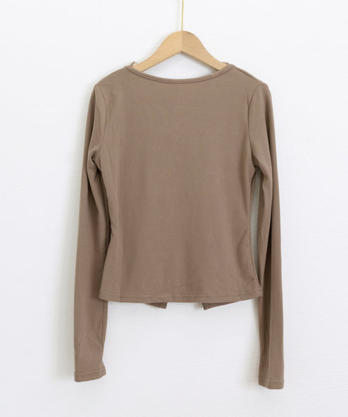 カットソー レース切り替え 長袖Tシャツ トップス Vネック セクシー 細見えtシャツ カジュアル 韓国風 インナートップス 大人可愛い プルオーバー キレイめ服 77HANP-001