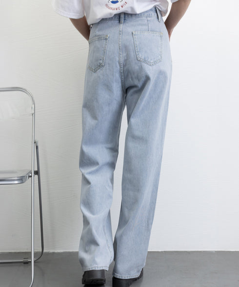 デニムパンツ ウエスト調整可能 ボトムス レディースズボン ハイウエスト ジーパン 細見え ロングパンツ 春秋夏冬 大人美脚 通学 大人カジュアル 着やせジーンズ 77HHM-003