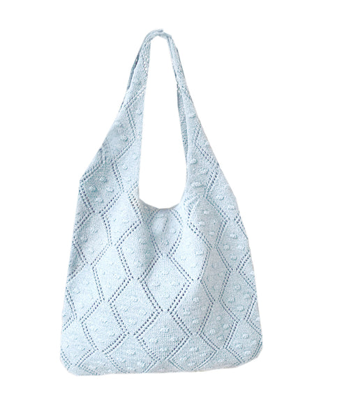 トートバッグ 大容量 軽量マルシェバッグ ニットバッグ a4対応 ワンショルダーバッグ 折りたたみ 肩掛けカバン 大きめ サブバッグ 通勤通学 ハンドバッグ韓国風 77JINGH-001