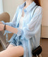シャツブラウス 夏服 サマーカーディガン 透け感シャツ ゆったり シアーカーディガン 体型カバー 長袖 シフォンブラウス 袖口リボン 羽織り 韓国風 無地トップス 77LPW-002