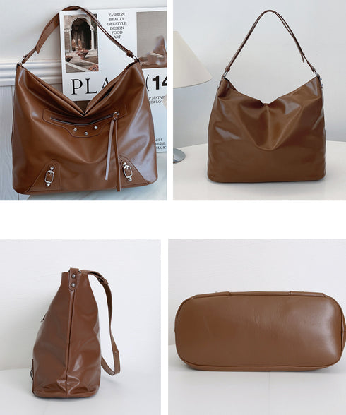 トートバッグ PUレザー 大容量かばん レディース 2WAYバッグ A4対応 斜めがけバッグ 通勤通学 ハンドバッグ 韓国風 ショルダーバッグ フェイクレザー鞄 77MENGL-001