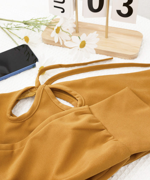 Tシャツカットソー ゆったりトップス レディース 体型カバー ロングTシャツ クルーネック 春秋 カジュアル プルオーバー 無地 大人可愛い ロンティー 77MIYAGE-001