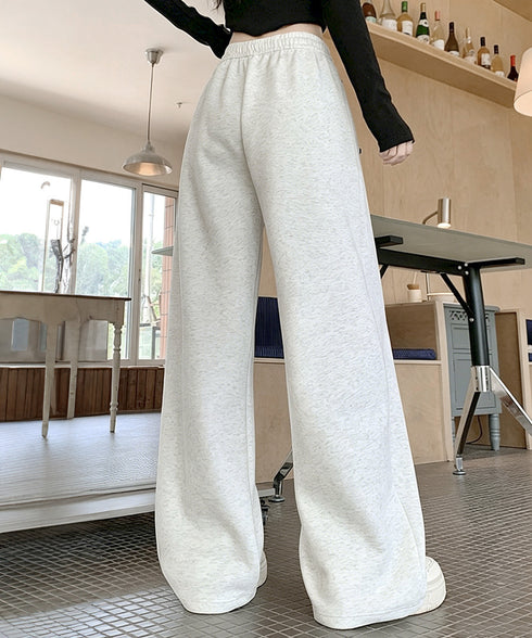 スウェットパンツ 韓国風 ロングパンツ ワイドパンツ ウエストゴム 体型カバー イージーパンツ ゆったり ズボン ルームウェア ストリート ダンス衣装 お洒落 77PEIB-001