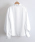 シャツブラウス 韓国風 長袖トップス スタンドカラーシャツ レディース ビジネスシャツ 大人女性 フロントボタン 通勤 OLコーデ ト 春秋夏 ゆったり 無地 77QYU-001