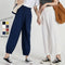 ジョガーパンツ スウェットパンツ 春夏 ボトムス レディース 九分丈 裾絞り ゆったり ズボン ウエストゴム 部屋着 77RTENG-004