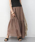 ロングスカート シフォン 裏地付き 春夏 ティアードスカート ウエストゴム 韓国風 フレアスカート フェミニン Aライン マキシスカート ギャザー入り 体型カバー 77RTENG-009