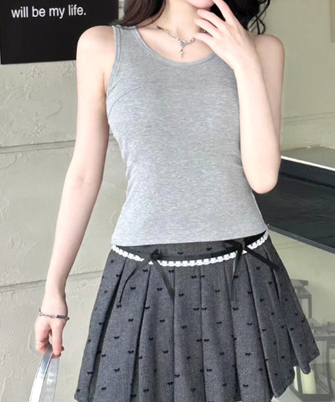 タンクトップ カップ付き インナーウェア 背中見せタンク レディース ノンワイヤー セクシー 夏服 ノースリーブトップス バックオープン 重ね着 カジュアル 肌着 77XF-016