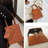 ショルダーバッグ コインケース付きセット スクエアバッグ おしゃれ ミニトートバッグ 縦型 ファスナー付き オルチャン肩掛けバッグ お出かけ斜めがけ ハンドバッグ 77XIAO-003
