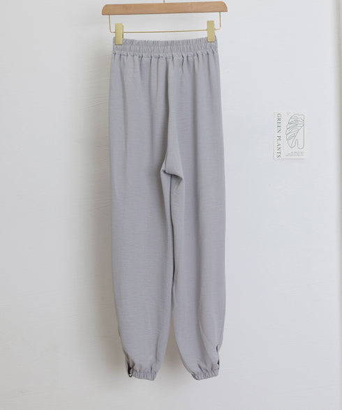 ジョガーパンツ ウエストゴム 春夏ズボン イージーパンツ 韓国風 無地 レディースボトムス 九分丈 ゆったり 薄手 ポケット付き 着回し 裾ゴムパンツ カジュアル 77XINROU-001