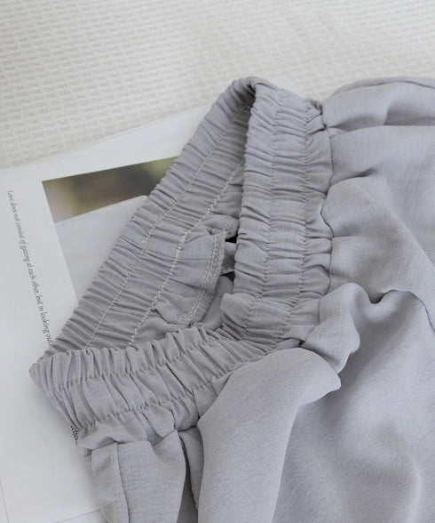 ジョガーパンツ ウエストゴム 春夏ズボン イージーパンツ 韓国風 無地 レディースボトムス 九分丈 ゆったり 薄手 ポケット付き 着回し 裾ゴムパンツ カジュアル 77XINROU-001