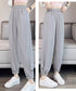 ジョガーパンツ ウエストゴム 春夏ズボン イージーパンツ 韓国風 無地 レディースボトムス 九分丈 ゆったり 薄手 ポケット付き 着回し 裾ゴムパンツ カジュアル 77XINROU-001