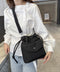 ショルダーバッグ 2wayバケットバッグ 軽量 キャンバスショルダー 韓国風 斜めがけバッグ 大人カジュアル 手提げバッグ ドローストリング 帆布BAG スクエア 77YD-001