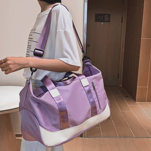 トラベルバッグ 大容量 ショルダーバッグ 旅行バッグ 3WAY ボストンバッグ 男女兼用 シューズ収納 斜めがけバッグ 肩掛け 鞄 スポーツバッグ ヨガ お出かけ 77YUD-001