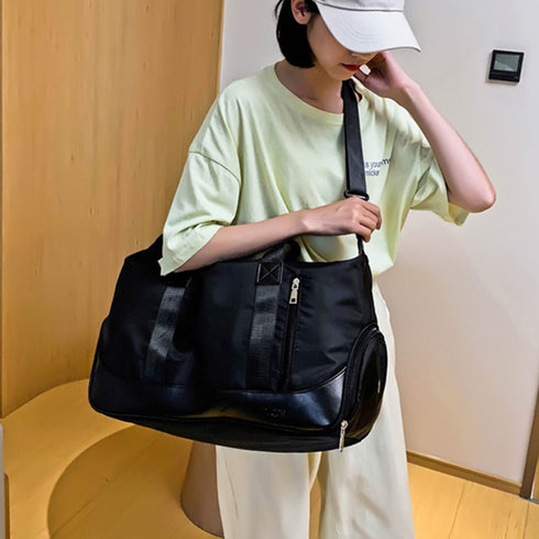 トラベルバッグ 大容量 ショルダーバッグ 旅行バッグ 3WAY ボストンバッグ 男女兼用 シューズ収納 斜めがけバッグ 肩掛け 鞄 スポーツバッグ ヨガ お出かけ 77YUD-001