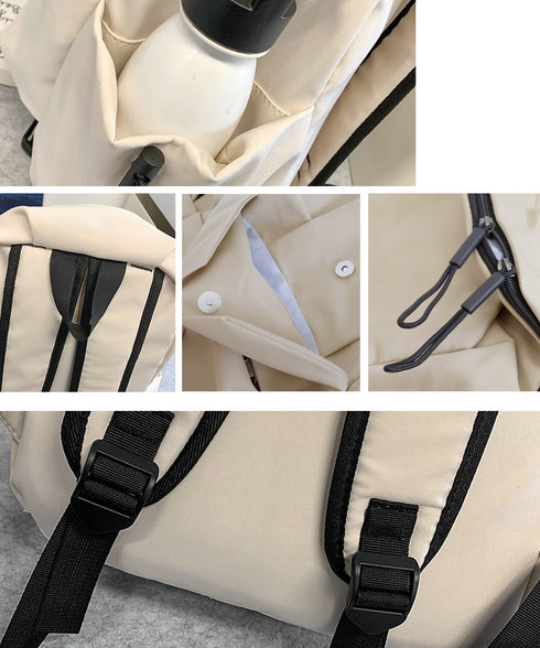 リュックサック ユニセックス 大容量A4 バックパック 男女兼用ナイロン鞄 軽量 人気アウトドアかばん 大人カジュアル 通学通勤 PC収納 韓国風 マザーズバッグ 77YUNL-001