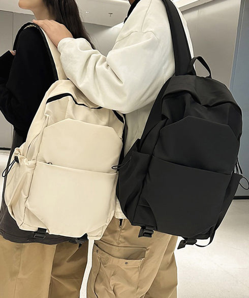 リュックサック ユニセックス 大容量A4 バックパック 男女兼用ナイロン鞄 軽量 人気アウトドアかばん 大人カジュアル 通学通勤 PC収納 韓国風 マザーズバッグ 77YUNL-001