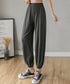 ジョガーパンツ ウエストゴム ゆったり レディース ボトムス 裾ゴム 体型カバー ダンス衣装 ヒップホップ 部屋着 カジュアル 春夏ズボン 無地 イージーパンツ 77ZHBB-001