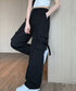 カーゴパンツ レディース ワイドパンツ 春秋夏 ウエストゴム かっこいい ゆったり ボトムス 低身長向け 原宿風 ストレートパンツ カジュアル ダンス衣装 77ZHBB-002