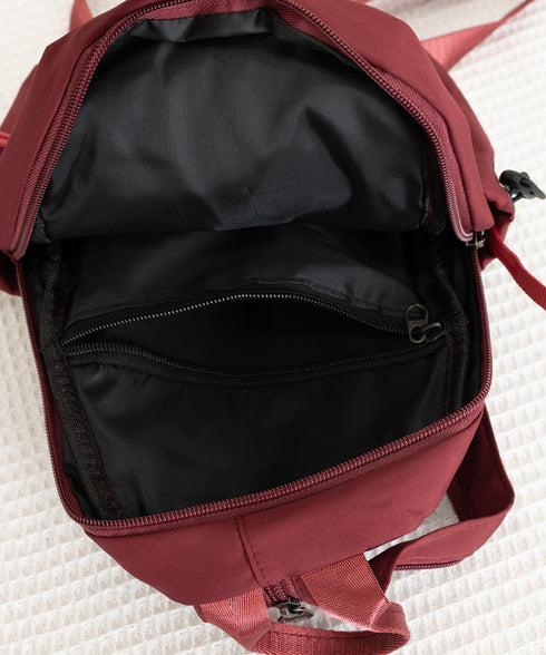 ボディバッグ ユニセックスウエストポーチ ワンショルダーバッグ 軽量 2way ナイロンバッグ アウトドア 男女兼用かばん 韓国風リュックサック カジュアルbag 77ZHONGZ-002