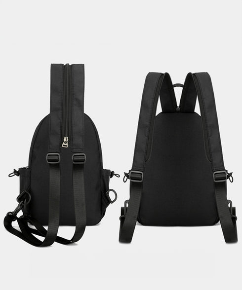 ボディバッグ ユニセックスウエストポーチ ワンショルダーバッグ 軽量 2way ナイロンバッグ アウトドア 男女兼用かばん 韓国風リュックサック カジュアルbag 77ZHONGZ-002