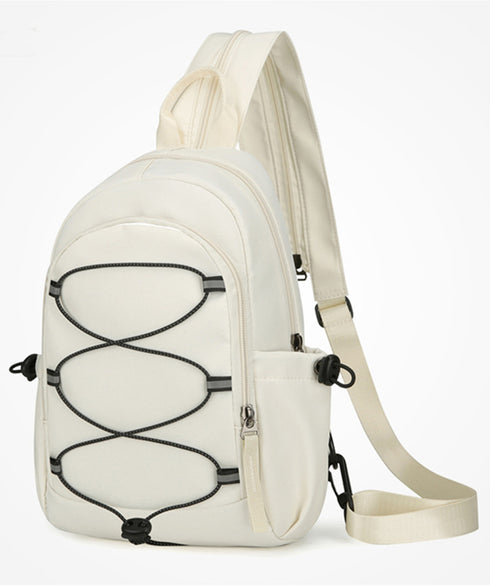 ボディバッグ ユニセックスウエストポーチ ワンショルダーバッグ 軽量 2way ナイロンバッグ アウトドア 男女兼用かばん 韓国風リュックサック カジュアルbag 77ZHONGZ-002