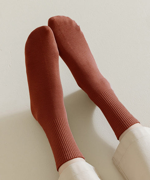 中筒靴下 ローソックス アンクルソックス 長さが選べるソックス レディース 締め付けない靴下無地 蒸れない靴下臭わない ミディアムソックス綿ポリ シンプルソックス 80QIANDA-001