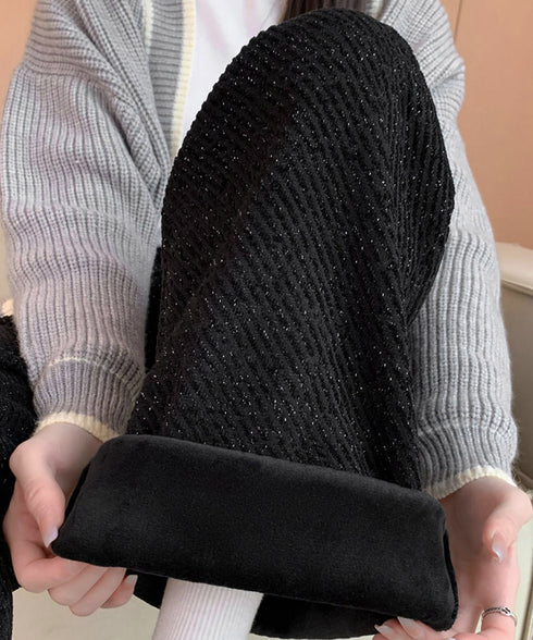 ワイドパンツ レディース イージーパンツ ハイウエストストレートパンツ 裏起毛ノーマル2タイプ ウエストゴム リラックスパンツ 着やせ 斜めストライプロングパンツ 80RTONG-002