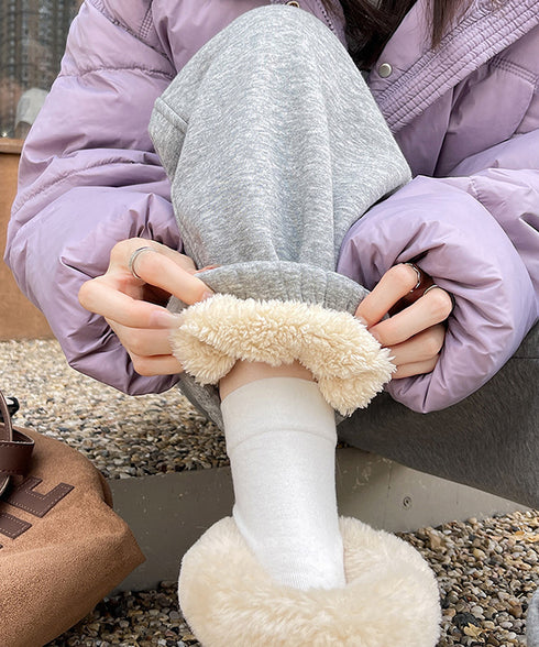 裏ボア スウェットパンツ あったかパンツ レディース カジュアル 裏起毛ジョガーパンツ ハイウエスト裏フリースロングパンツ 秋冬防寒ボトムス 着やせ ウエストゴム 80RTONG-003