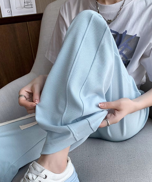 スウェットパンツ レディースワイドパンツ カジュアル ウエストゴム ロングパンツ ハイウエスト リラックスパンツ ゆったり ストレートパンツ 楽ちんイージーパンツ 80YIGL-003