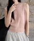 サマーニットタンクトップ 背中開き 夏服 前後2WAYリブニット ノースリーブトップス レディース ラウンドネックプルオーバー バックオープンニットソー きれいめ 80ZHONGYI-002