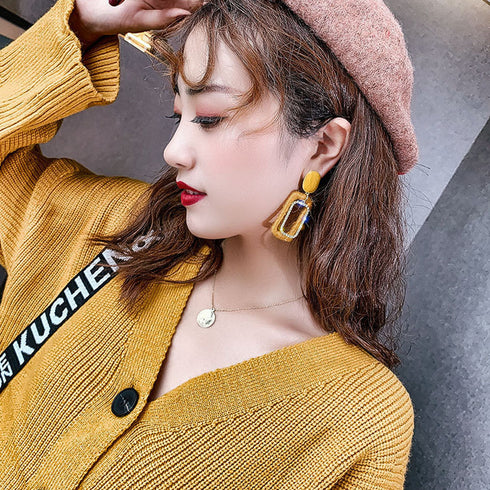 大ぶりピアス レディース ぶらさがり 大ぶりピアス レディース ぶらさがり 長方形ピアス 大きめ スクエアピアス プレゼント 女性 ピアス 揺れる ピアス 80BYU-012