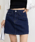 デニムスカパンハイウエストショートパンツ レディース チラ見せ防止キュロットスカート 美尻美脚Aラインスカパン 着やせミニ丈スカート お洒落脚長ショーパン 韓国風 80CHUNTAI-002