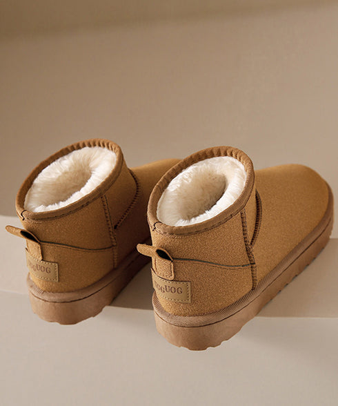 ムートンブーツ レディース美脚ボアブーツ 裏起毛ブーツ フェイクムートン あったかい カジュアルブーティ 冬靴 韓国ショートブーツ 軽量ムートンシューズ 疲れない 80DUSHI-004