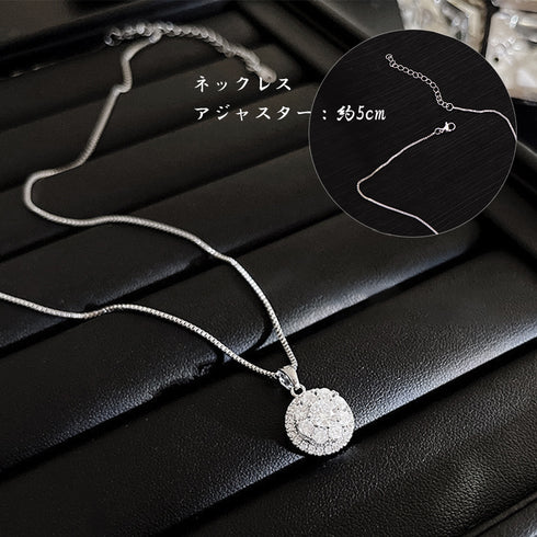 韓国 ピアス ネックレス リング 回転式 パーティーアクセサリー 3点セット 入学式 結婚式 ラインストーン スタッドピアス チェーンネックレス 指輪 サイズ調整 80HANJ-003