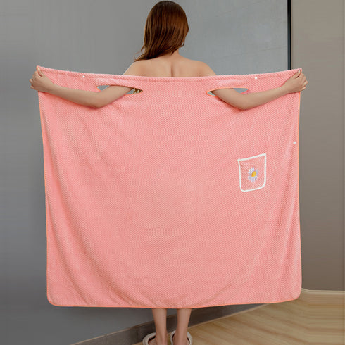 ラップタオル 大人用 巻きタオル 速乾 スナップボタンタオルワンピース 大判バスタオル 海水浴 お風呂上がり プールラップバスローブ スイミング お着替えタオル 80HTENG-001